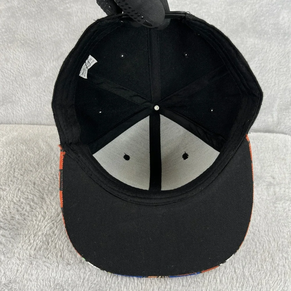 Nintendo Super Mario Bros Snapback Hat Black Luigi Retro Gamer Video Game Cap